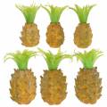 Mini ananas artificiel H6.5cm - 8cm 6pcs