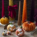 Sapin décoratif artificiel fin avec base en bois, 40 cm, lot de 3 | Floristik24.fr