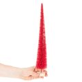 Sapin de Noël décoratif étroit, sapin de Noël artificiel sur socle en bois, 40 cm, 3 pièces | Floristik24.fr