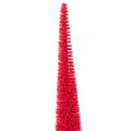 Sapin de Noël décoratif étroit, sapin de Noël artificiel sur socle en bois, 40 cm, 3 pièces | Floristik24.fr