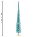 Sapin de Noël artificiel, fin, avec base en bois, 40 cm | Floristik24.fr