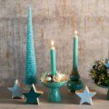 Sapin de Noël miniature artificiel 40 cm avec pied en bois | Floristik24.fr