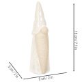 Décorations figurines lutin en céramique 18 cm blanc et naturel 3 pièces | Floristik24.fr