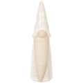 Décorations figurines lutin en céramique 18 cm blanc et naturel 3 pièces | Floristik24.fr