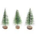Floristik24 Mini sapins de Noël artificiels enneigés, 6 cm, lot de 12, pour décorer votre table pendant les fêtes.