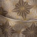 Ruban décoratif avec étoiles, bord rigide, 40 mm x 20 m, or et brun | Floristik24.fr