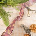 Ruban décoratif en polyester à motifs de feuilles d'automne 40mm x 15m | Floristik24.fr