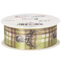 Ruban décoratif en tissu motif