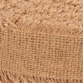 Bande décorative en coton avec franges 40 mm x 30 m marron | Floristik24.fr