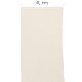 Ruban décoratif en velours crème 40 mm x 20 m pour décoration intérieure et emballage cadeau | Floristik24.fr