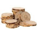 Rondelles de bois naturelles 6 cm 300 g pour décoration et bricolage | Floristik24.fr