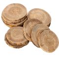Rondelles de bois naturelles 6