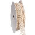Floristik24 Ruban de dentelle en coton pour la décoration et les travaux manuels, 15 mm de large, 10 m de long