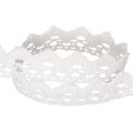 Ruban de dentelle décoratif, galon de coton fin pour travaux manuels, 15 mm de large, 10 m de long | Floristik24.fr