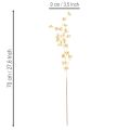 Lot de 3 branches artificielles de baies dorées 70 cm | Floristik24.fr