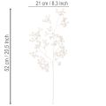 Branche décorative artificielle blanche 52 cm | Floristik24.fr