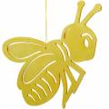 Floristik24 Abeille en bois, décoration de printemps, abeille à accrocher, insecte décoratif 6pcs