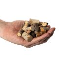 Morçeaux de bois de bouleau avec écorce pour bricolage 3 cm 300 g | Floristik24.fr