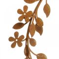 Floristik24 Couronne de fleurs décoration métal aspect rouille couronne décoration printanière Ø20cm 3pcs