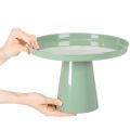 Coupe décorative en métal vert 30 cm pour usage intérieur | Floristik24.fr
