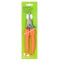 Ciseaux à fleurs en acier inoxydable et manche orange 19 cm pour floristique | Floristik24.fr