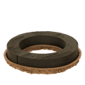 Couronne de mousse florale OASIS® Renewal® Floral Foam Biolit® avec coque, Ø 24 cm, noire, 2 pièces | Floristik24.fr