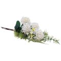 Floristik24 Bouquet de fleurs artificielles, boule de neige, cardère, fougère artificielle, 65cm