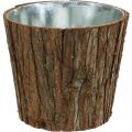Floristik24 Grand cache-pot, cache-pot, décoration écorce d&#39;arbre Ø22,5cm H20cm