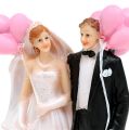 Floristik24 Couple de mariés avec des ballons 14cm