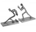 Floristik24 Serre-livres figurines porte-livre métal H15/18cm lot de 2