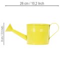 Arrosoir décoratif coloré, Ø 11 cm, H 9,5 cm, pour le jardinage, décoration de table printanière, en métal, lot de 8 | Floristik24.fr