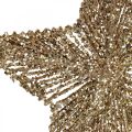 Floristik24 Décorations de sapin de Noël, décorations de l&#39;Avent, pendentifs étoiles dorés W30cm 4pcs