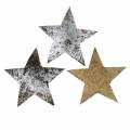 Floristik24 Coco étoile argent 5cm 50pcs décoration de table argent décoration de l&#39;avent étoiles