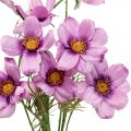 Floristik24 Cosmea panier à bijoux violet fleurs artificielles été 50cm 3pcs