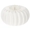 Floristik24 Citrouille en papier alvéolé blanche 24 cm, idéale pour compositions de fleurs séchées et déco d'automne, lot de 4