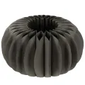 Floristik24 Citrouille en papier alvéolé noir 34 cm diamètre lot de 2