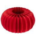 Floristik24 Décoration en papier alvéolé forme citrouille 34cm rouge (lot de 2)