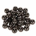 Floristik24 Perles décoratives anthracite métallisé 14 mm - Lot de 35