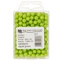 Perles décoratives vert pomme Ø8 mm - Lot de 250 | Floristik24.fr