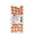 Dès à Décorer Cuivrés Métalliques 14 mm - Lot de 35 | Floristik24.fr