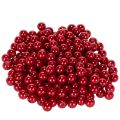 Floristik24 Perles décoratives rouges en plastique Ø8mm - Lot de 250