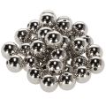 Floristik24 Perles décoratives argentées métalliques 14 mm - Lot de 35