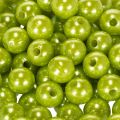 Perles décoratives vertes Ø10mm en plastique - Lot de 115 | Floristik24.fr