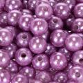 Perles décoratives en plastique violet Ø10mm - Lot de 115 | Floristik24.fr