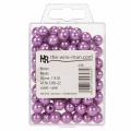 Perles décoratives en plastique violet Ø10mm - Lot de 115 | Floristik24.fr