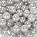 Perles décoratives argentées 10 mm - Lot de 115 | Floristik24.fr