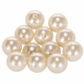 Floristik24 Détails Perles Décoratives Champagne Ø2cm - Lot de 12