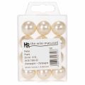Détails Perles Décoratives Champagne Ø2cm - Lot de 12 | Floristik24.fr