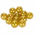 Floristik24 Set de 12 Perles Décoratives en Plastique Doré Ø2 cm