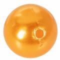 Perles décoratives orange Ø2 cm - Lot de 12 | Floristik24.fr